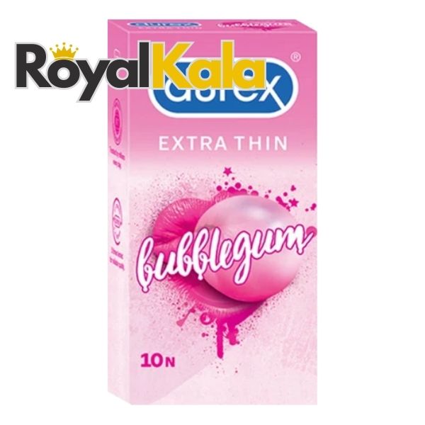 کاندوم دورکس مدل BUBBLEGUM بسته ۱۰ عددی