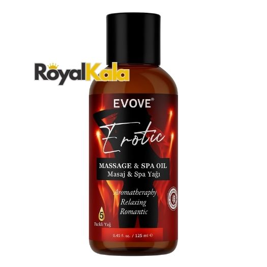 روغن ماساژ EVOVE مدل FANTASY حجم 125 میل با رایحه فانتزی و بافت سبک
