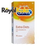 کاندوم دورکس مدل Extra Dots بسته ۱۰ عددی