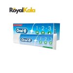 خمیردندان اورال بی 1-2-3 نعنایی 75 میل