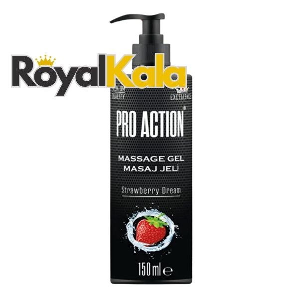 ژل ماساژ پرو اکشن با رایحه توت فرنگی 150 میلی‌لیتر