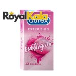 کاندوم دورکس مدل BUBBLEGUM بسته 12 عددی
