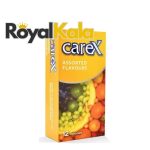 کاندوم CareX مدل Assorted Flavours بسته 12 عددی